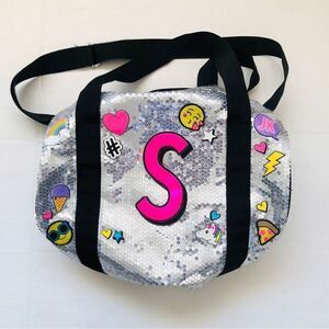 Justice S sequin duffle bag IN excellent condition